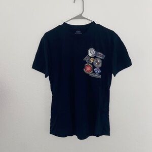 Ben Sherman Vintage Patch shirt y2k fashion short sleeve top hipster graphic tee